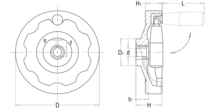 內(nèi)波紋手輪