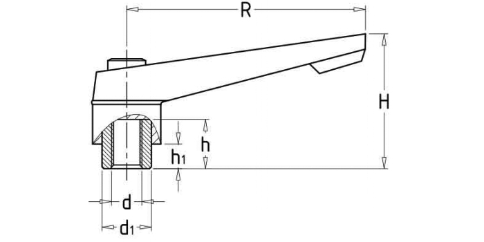 可調位緊定手柄